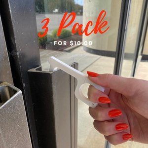 3 PACK Hygienic Door Opener / Touch Free Door Open